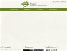 Tablet Screenshot of fundacionmlc.org